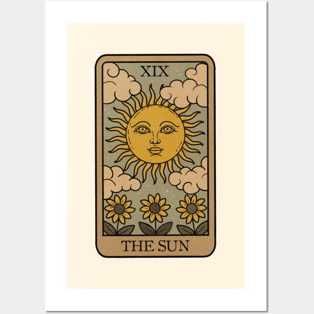 The Sun - Tarot Card Wall Art by thiagocorrea